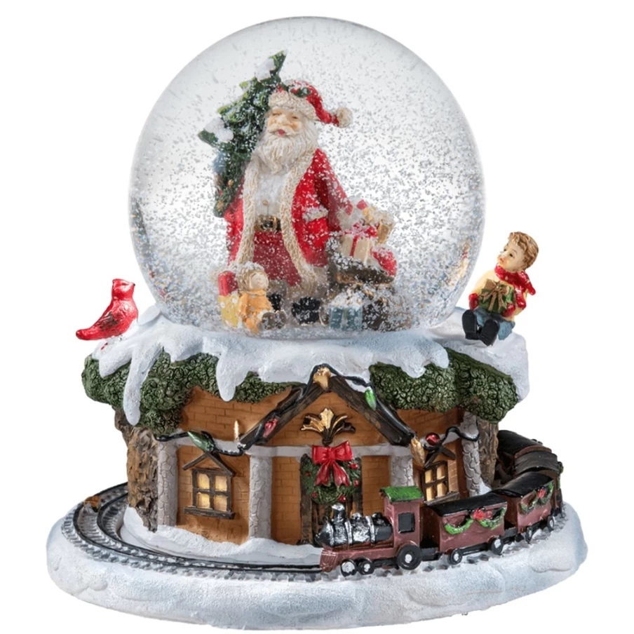 Käthe Wohlfahrt Polar Express Snow Globe - Collectible Christmas Decoration