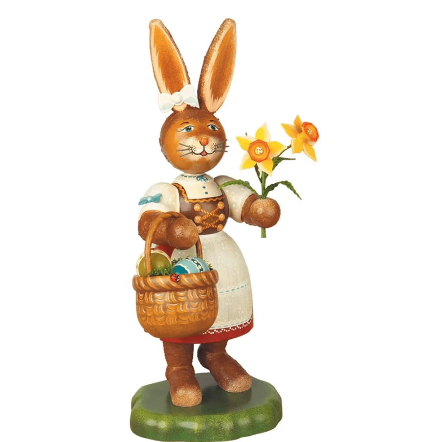 "Hubrig Volkskunst Handmade Rabbit Gretchen Folk Art Collectible"