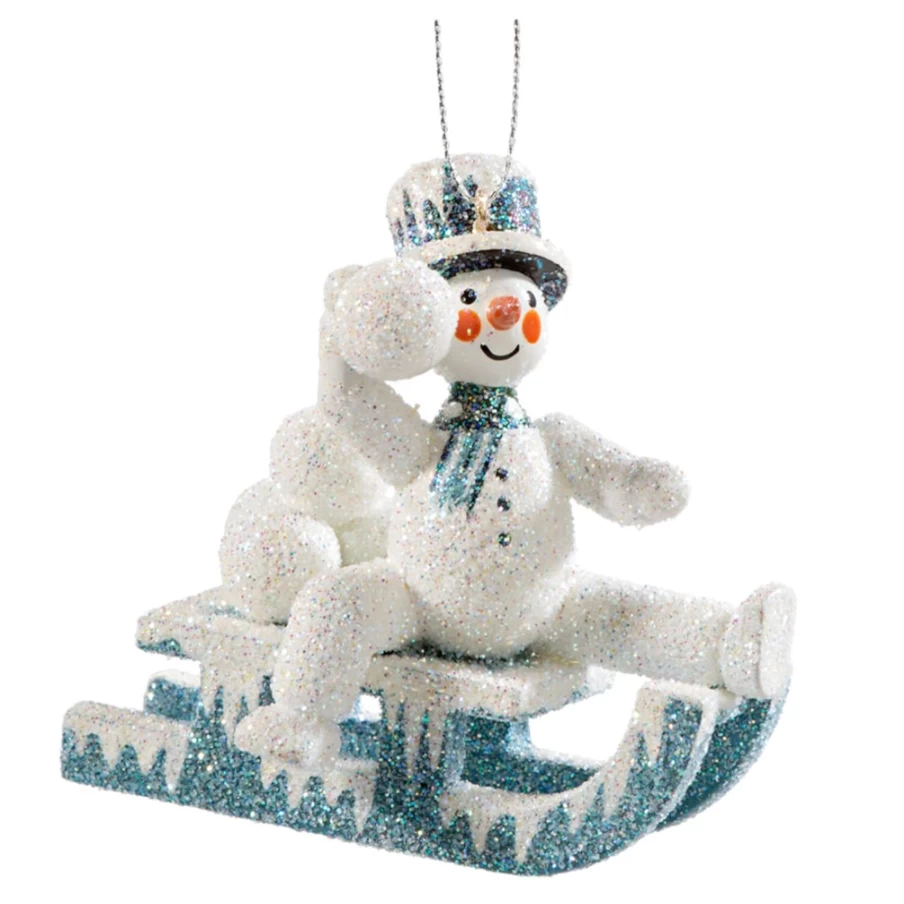 "Käthes Original Sleigh Ride Christmas Decoration – Handcrafted Holiday Ornament"