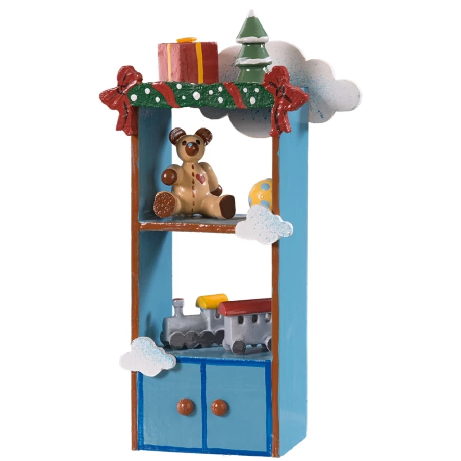 Käthes Original Wooden Toy Storage Rack - Organize Kids Toys with Stylish Nursery Shelf