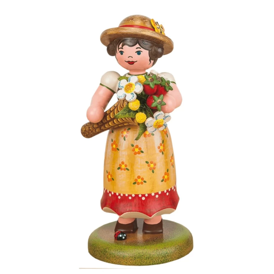 "Hubrig Volkskunst Country Idyll Lisa-Marie Handmade Traditional German Folk Art Decor"