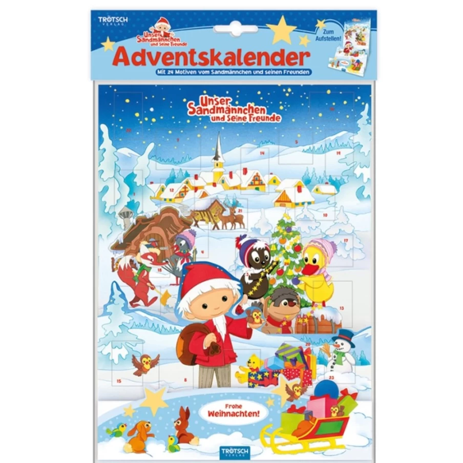 "Trötsch Verlag Sandman Advent Calendar - 24-Day Christmas Display Countdown"
