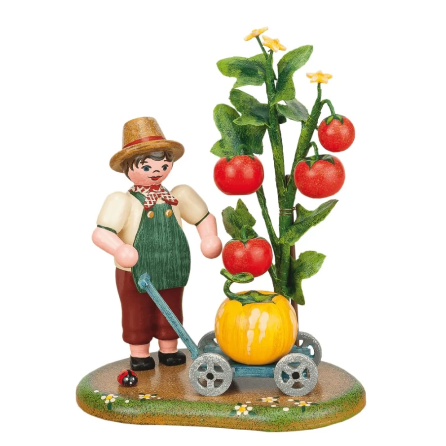 "Hubrig Volkskunst Country Idyll Garden Decor – Rustic Folk Art for Outdoor Pleasure"