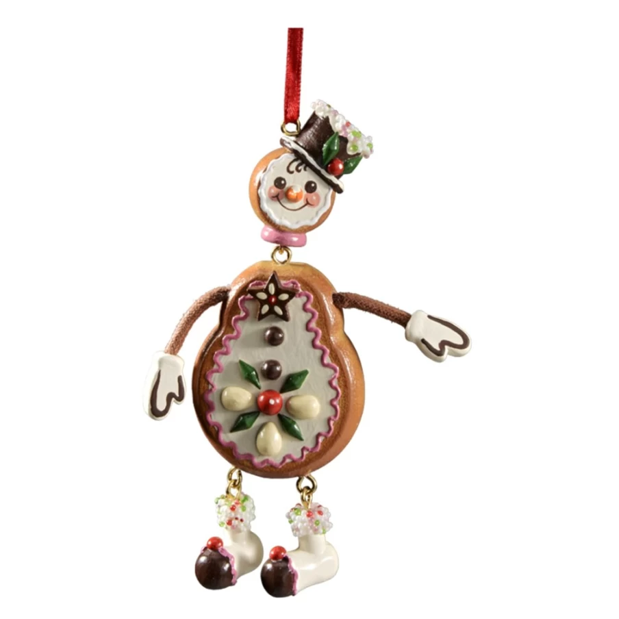 "Käthes Original Gingerbread Snowman – Handmade Holiday Cookie Decorations"