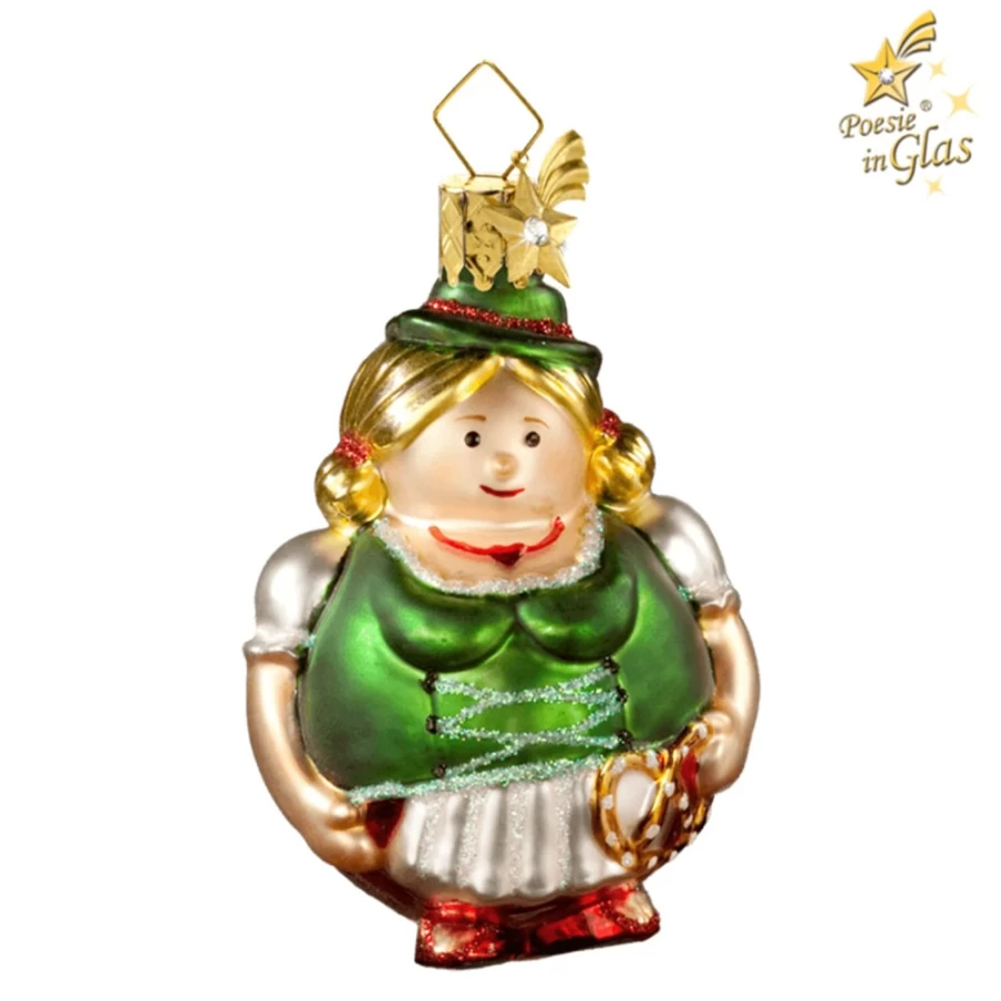 "Poesie in Glas Bavarian Girl Round Perfume – Elegant Floral Scent for Women"
