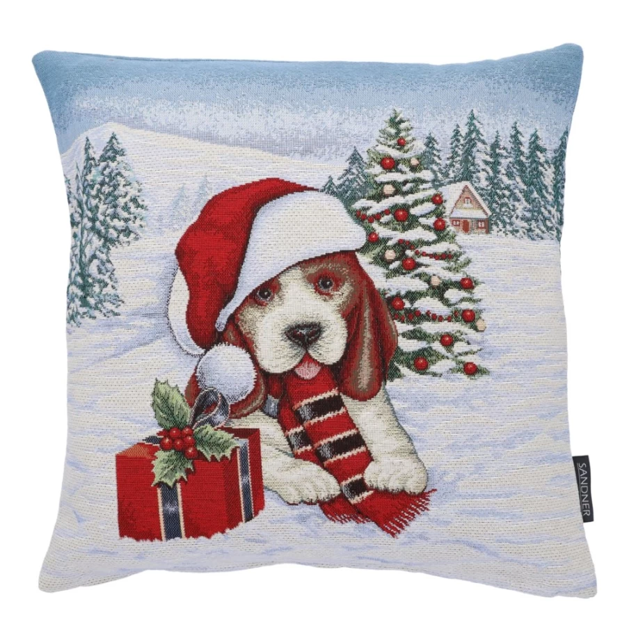 Sandner Christmas Dog Max Cushion Cover - Festive Holiday Decor