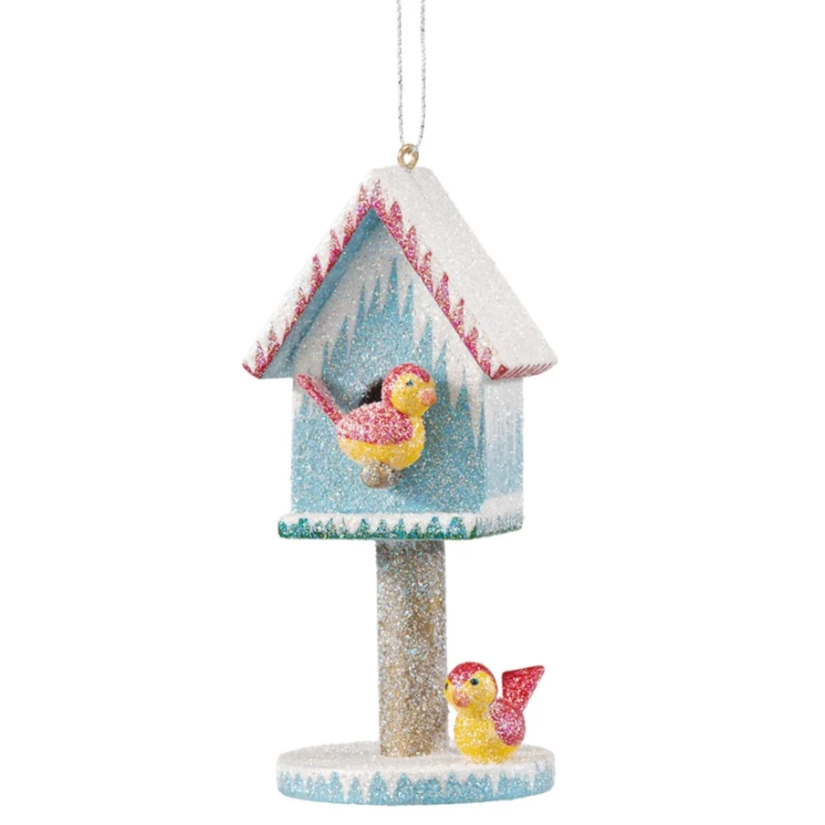"Käthes Original Handcrafted Wooden Bird House – Premium Garden Bird Feeder Nesting Box"