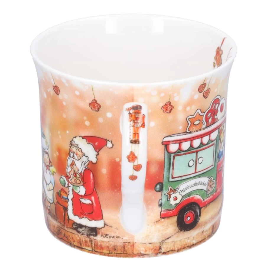 Käthe Wohlfahrt Christmas Bakery Porcelain Mug - Festive Holiday Coffee Cup
