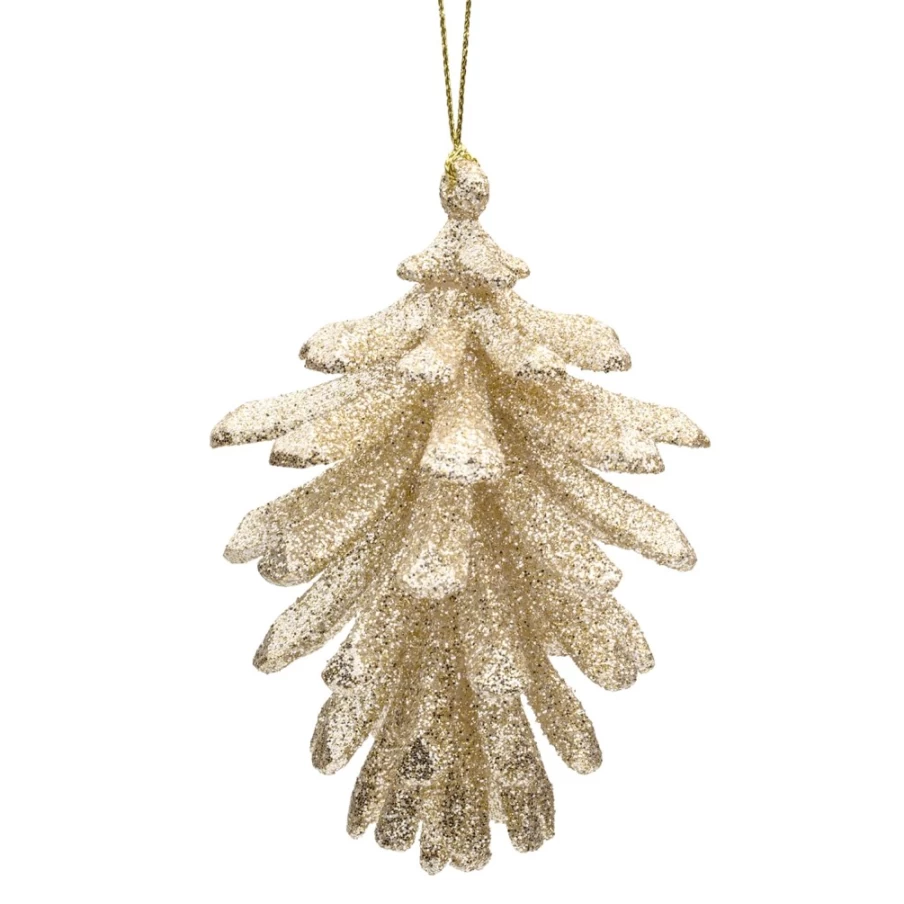 "Käthe Wohlfahrt Glittering Cone - Sparkling Christmas Decoration"