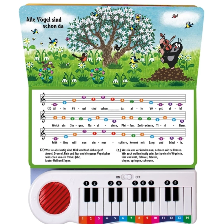 "The Little Mole Piano Book by Trötsch Verlag – Fun & Educational Music Learning for Kids"