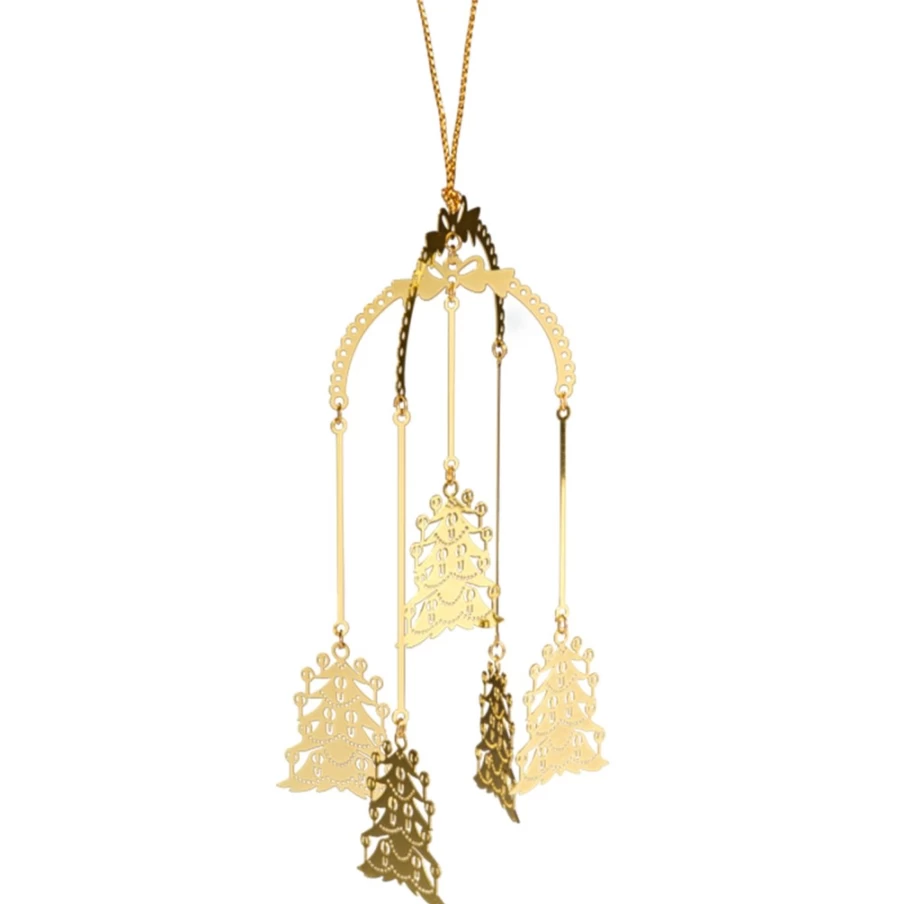 "Käthe Wohlfahrt Christmas Tree Mobile – Handcrafted German Holiday Ornament"