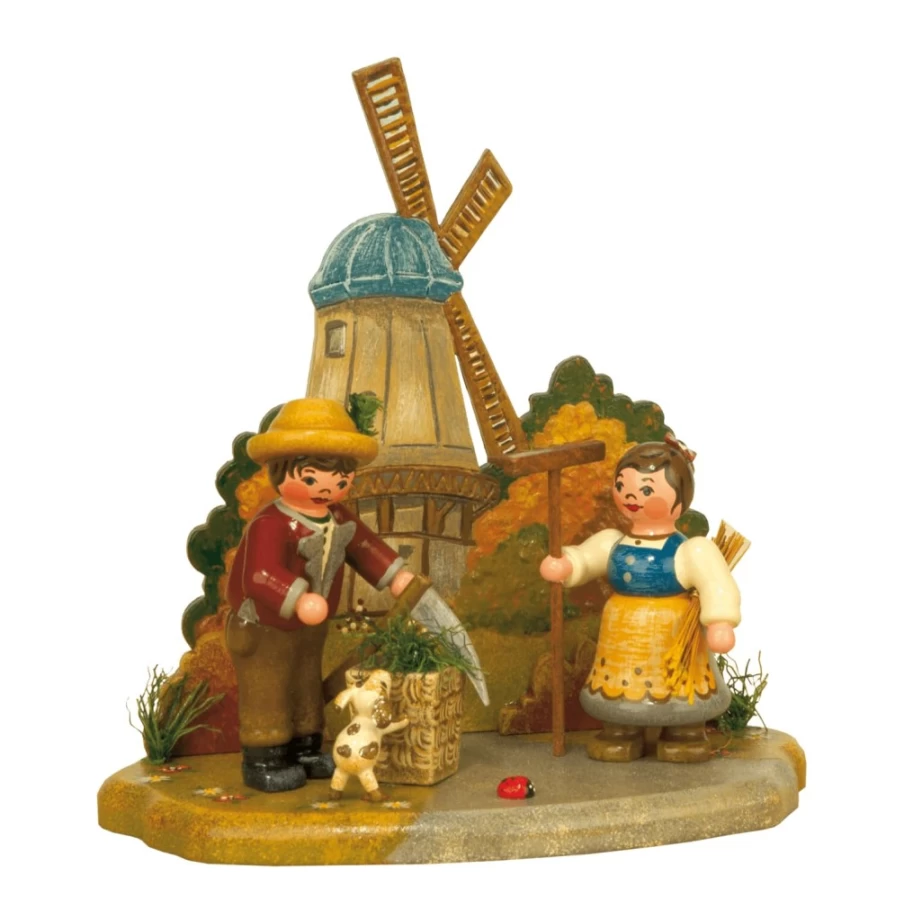 "Hubrig Volkskunst Fall Season Collectible - Vintage Time Collection"
