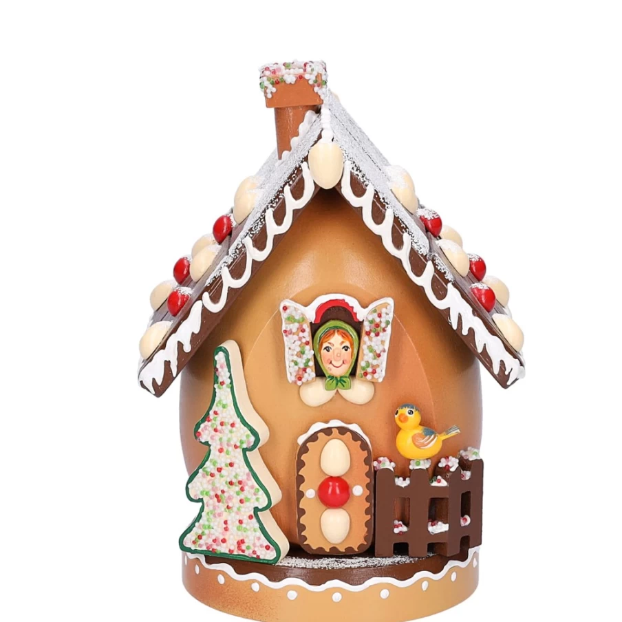 "Käthes Original Gingerbread Witch House - Smoky Aroma Holiday Decoration"