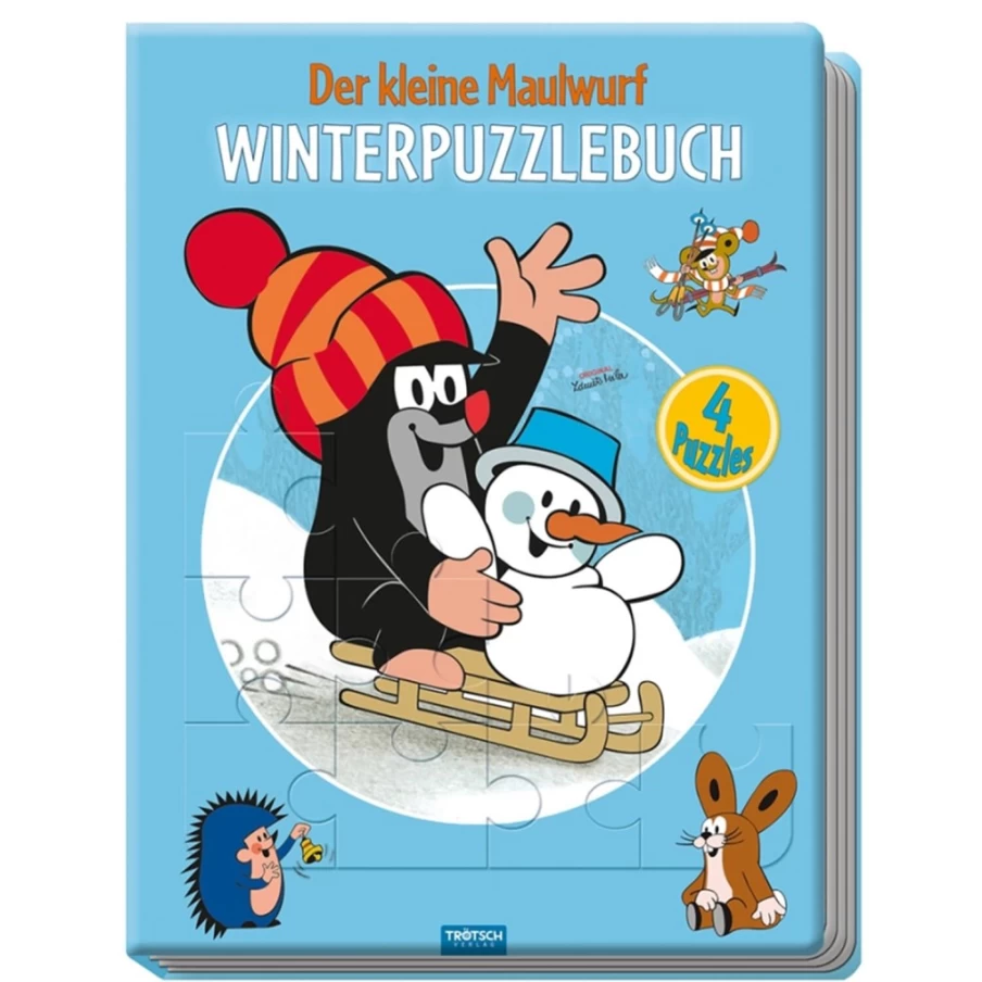 "The Little Mole Winter Puzzle Book by Trötsch Verlag – Fun & Educational Activity for Kids"