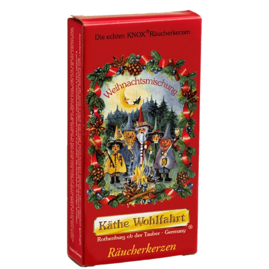 Käthe Wohlfahrt Christmas Incense Cones - Festive Holiday Aroma Set for Home & Decor