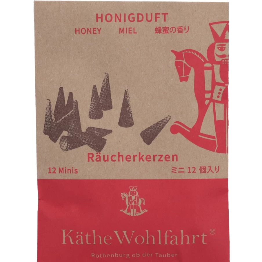 Käthe Wohlfahrt Honey Scented Incense Cones – Small, Aromatic & Long-Lasting