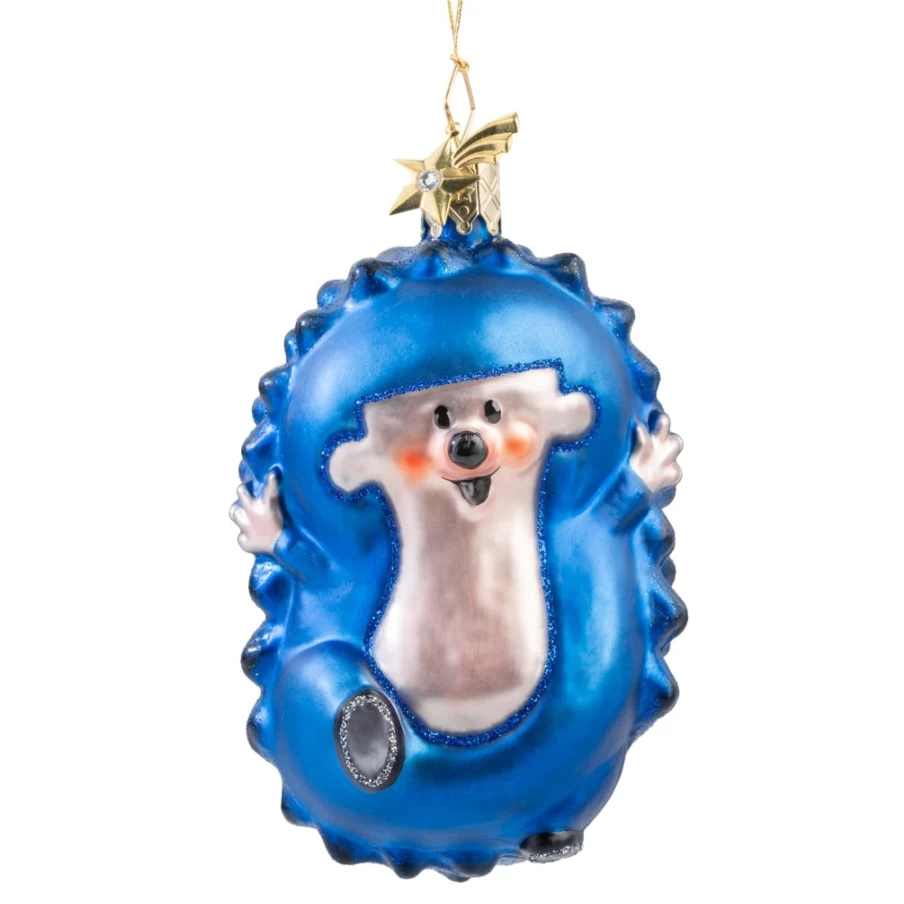 Poesie in Glas The Hedgehog "Jezek" Figurine - Handcrafted Glass Decor