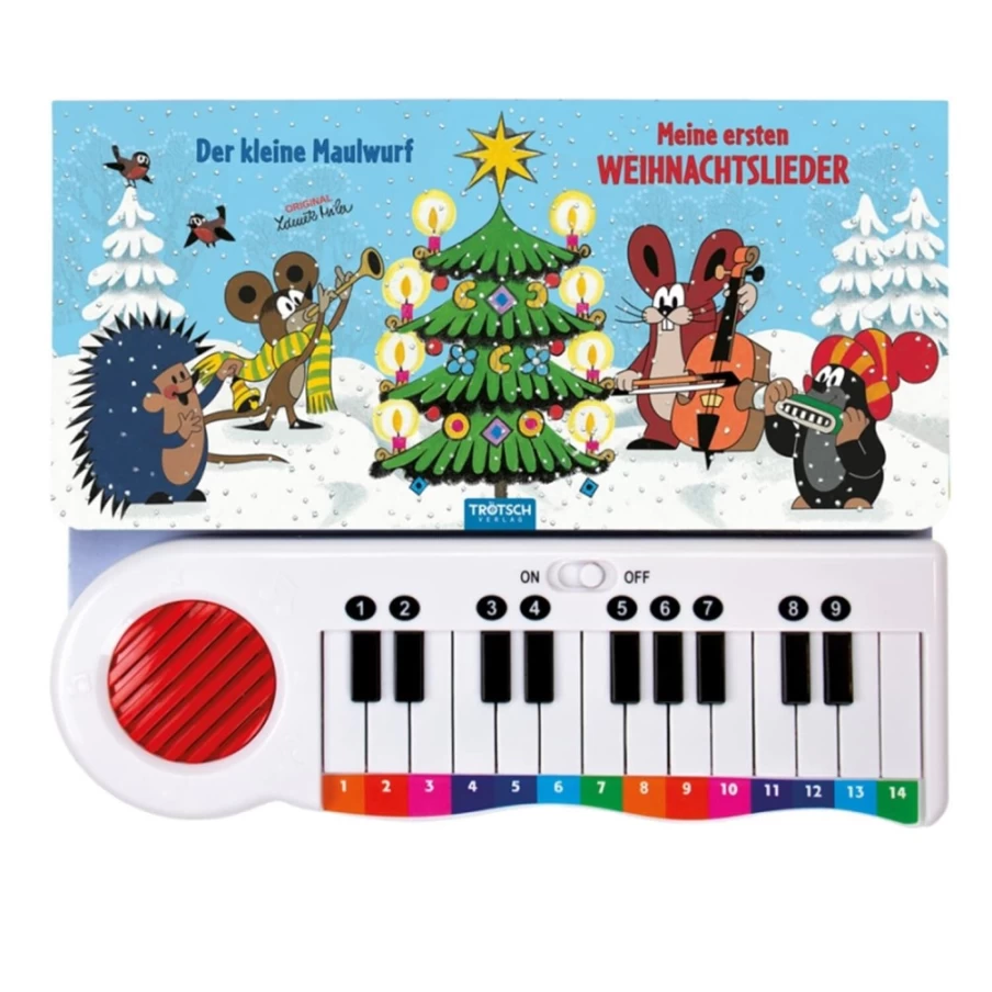 "The Little Mole Winter Piano Book by Trötsch Verlag – Fun & Educational Music Activity for Kids"