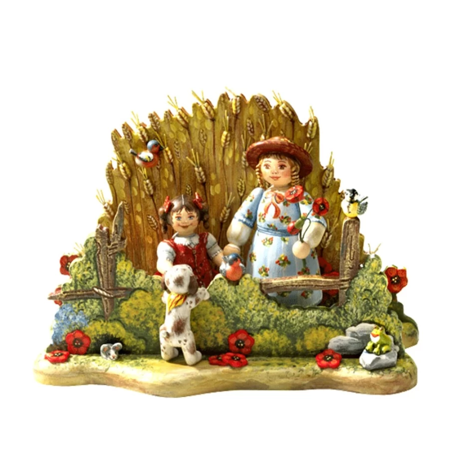 Kindertraum Golden Cornfield Annual Collectible Figurine 2009 Limited Edition