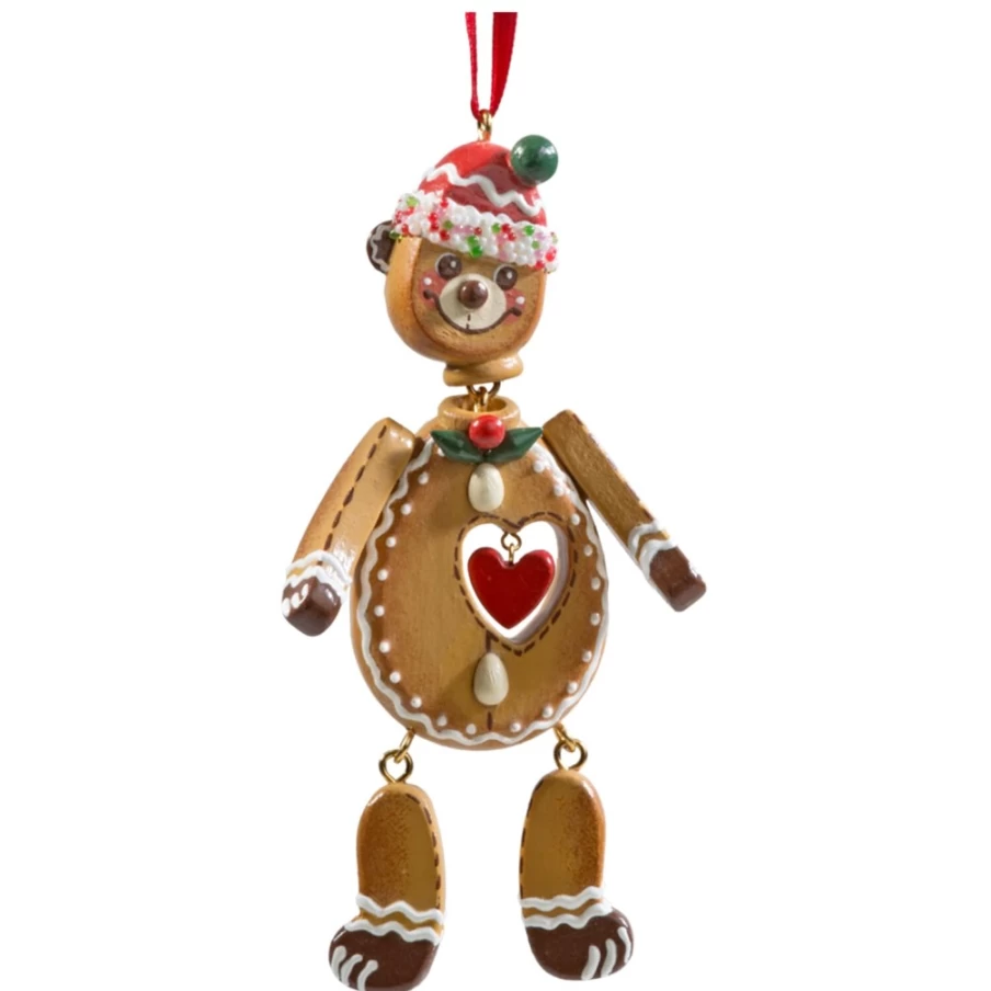 "Käthes Original Gingerbread Bear With Heart - Handmade Holiday Cookie Gift"
