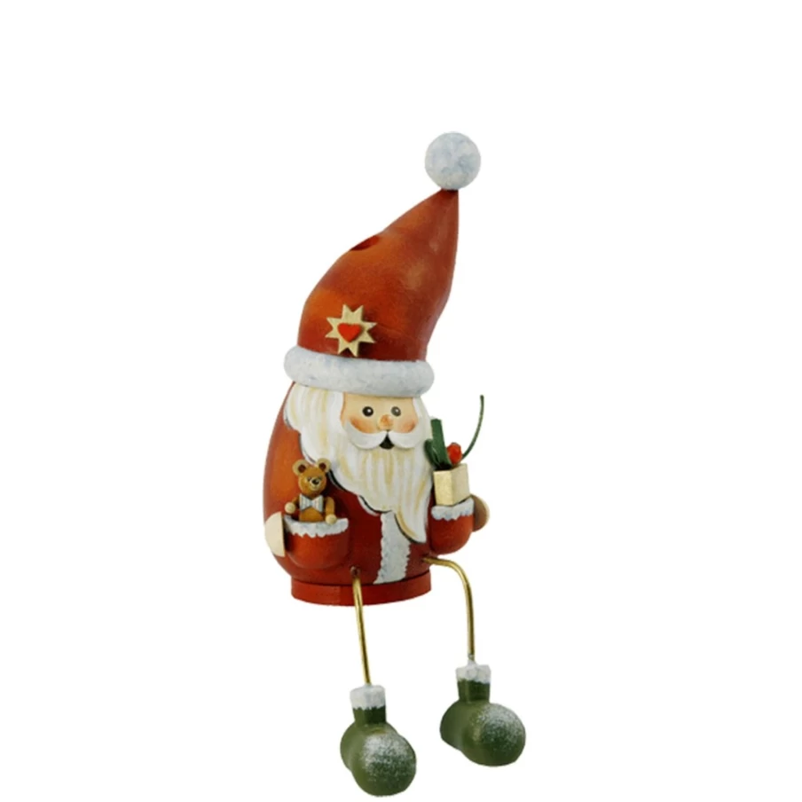 "Käthes Original Santa Claus Smoky Figurine – Handcrafted Christmas Decoration"