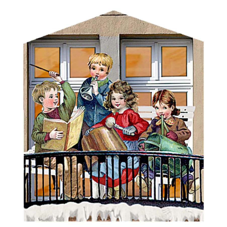 Käthe Wohlfahrt Christmas Advent Calendar - Festive Street with Holiday Shops Scene