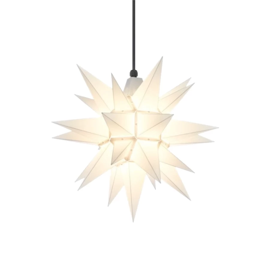 Herrnhuter Sterne 15.75 Inch White Plastic Christmas Star Decoration