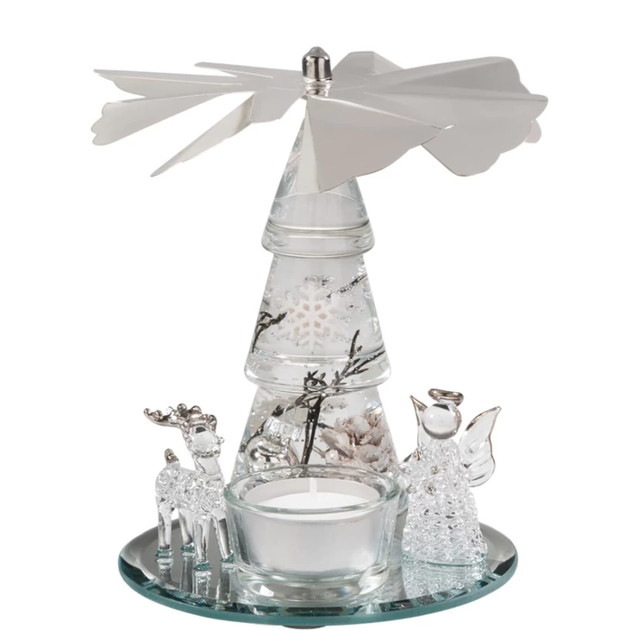 Käthe Wohlfahrt Dreamlight "Winter Story" Pyramid Mini - Collectible Christmas Decoration