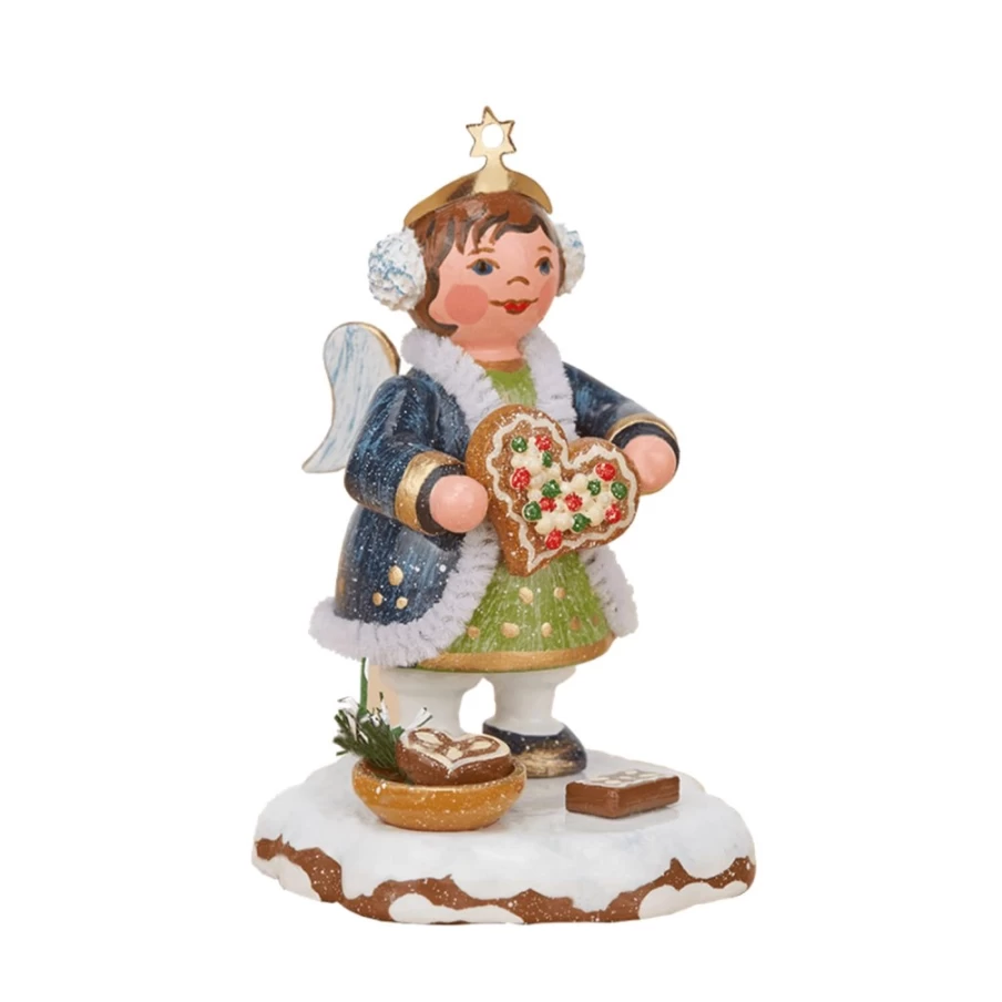 "Hubrig Volkskunst Winter Children's Gingerbread Hearts Ornament – Holiday Decor"