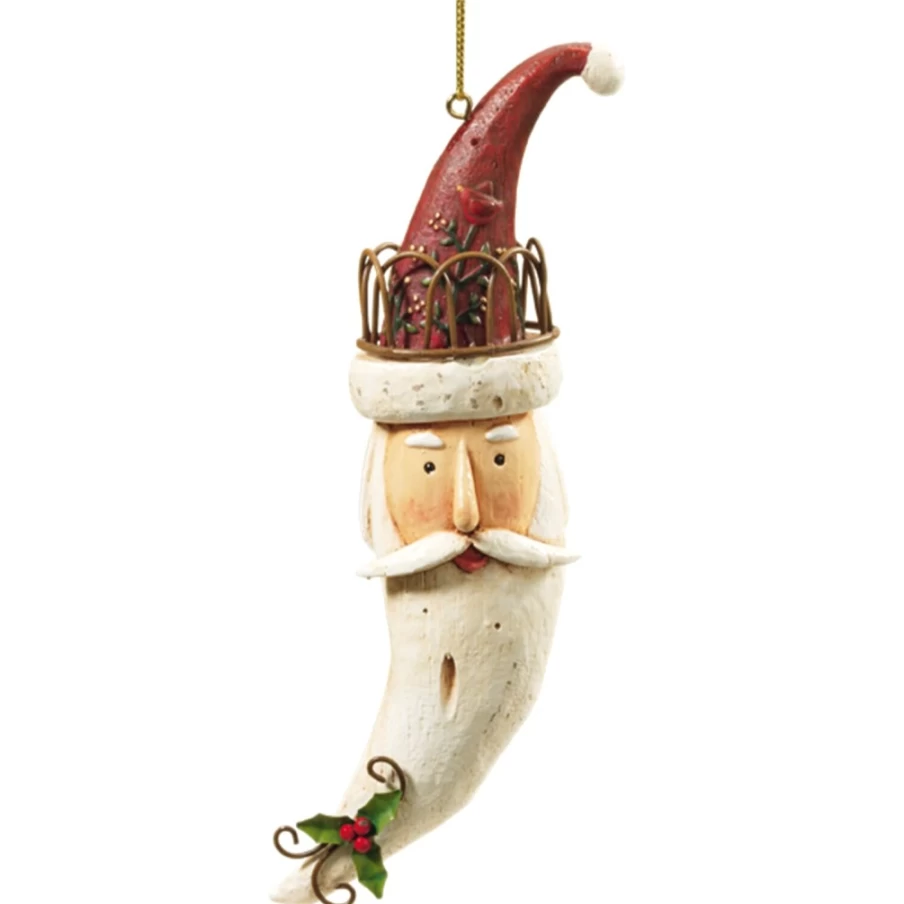 "Käthe Wohlfahrt Large Santa's Head Christmas Tree Ornament"