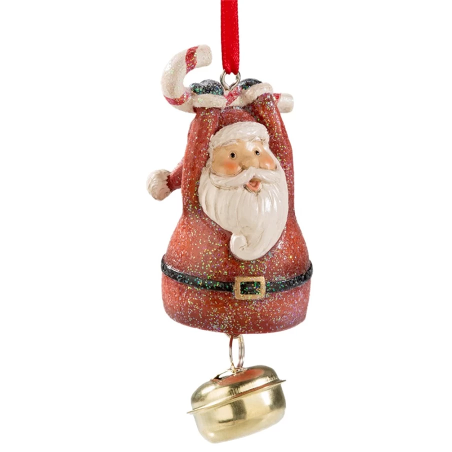 "Käthe Wohlfahrt Musical Santa Claus with Bell - Christmas Collectible Decoration"