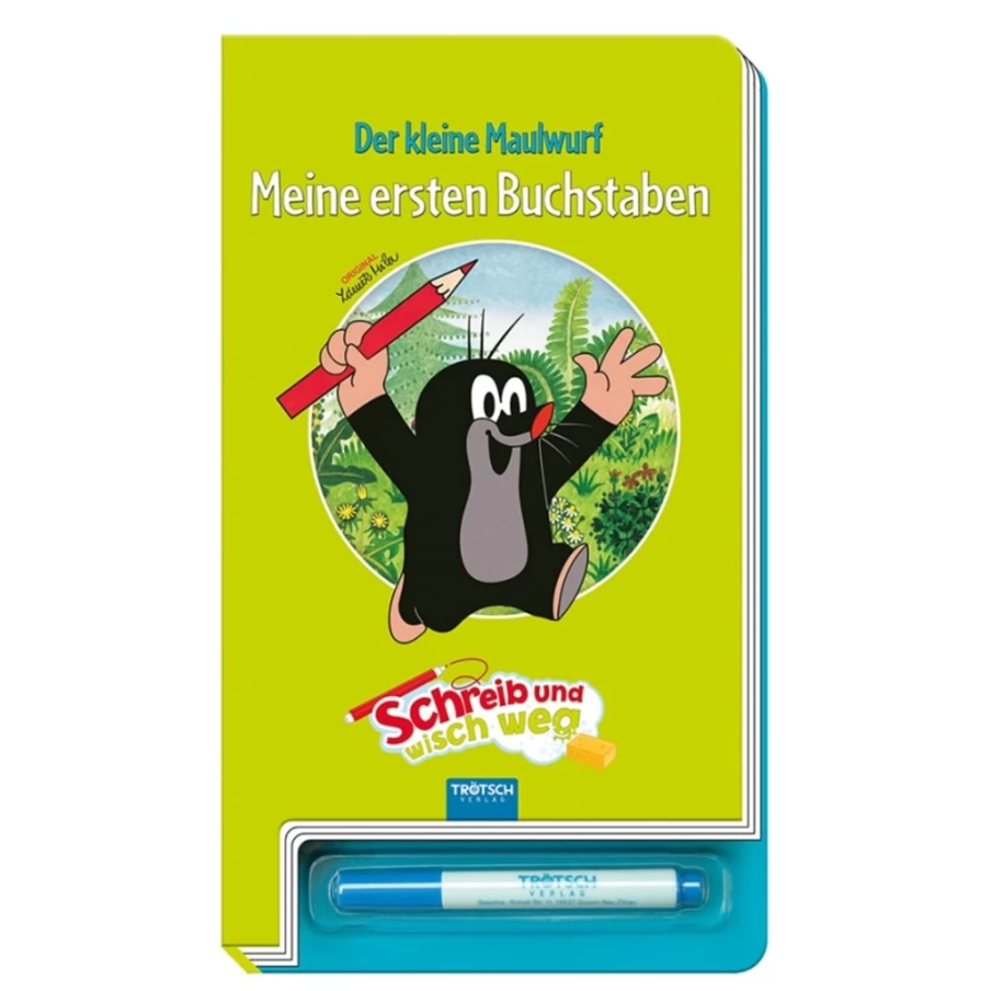 "The Little Mole" Alphabet Learning Booklet by Trötsch Verlag – Fun Letter Practice for Kids