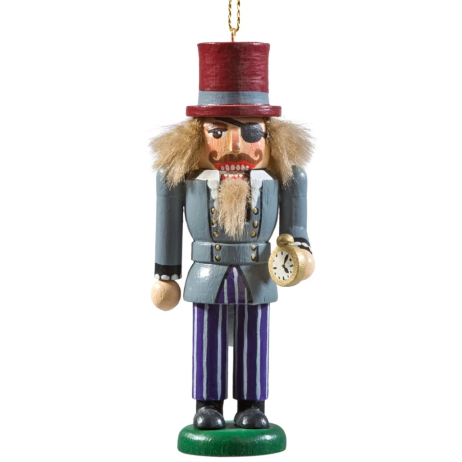 "Käthe Wohlfahrt Original Nutcracker 'Drosselmeyer' - 10cm (3.94 Inch) Christmas Collectible Figure"