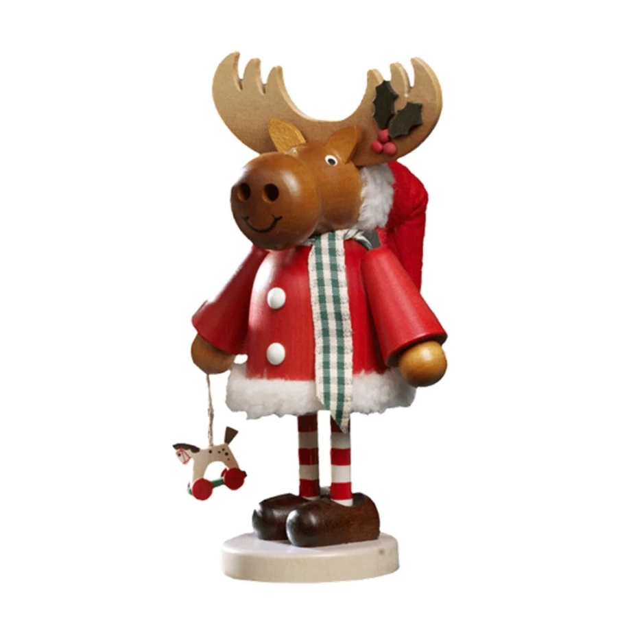 Christian ULBRICHT Moose Incense Smoker - Handcrafted Wooden Aroma Diffuser for Home & Gifts