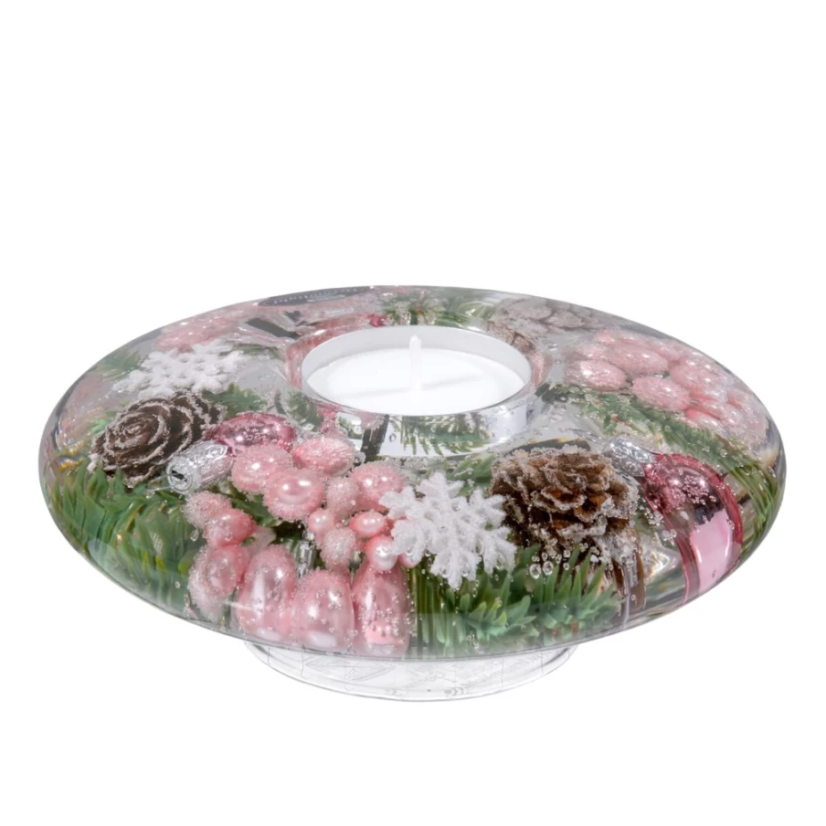 Käthe Wohlfahrt Frozen Nature Candle Holder - Medium UFO Design for Home Decor